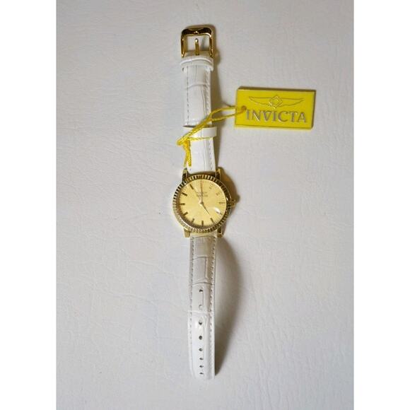 Invicta Women\'s 22483 Angel Analog Display Quartz Watch White Band main image 11